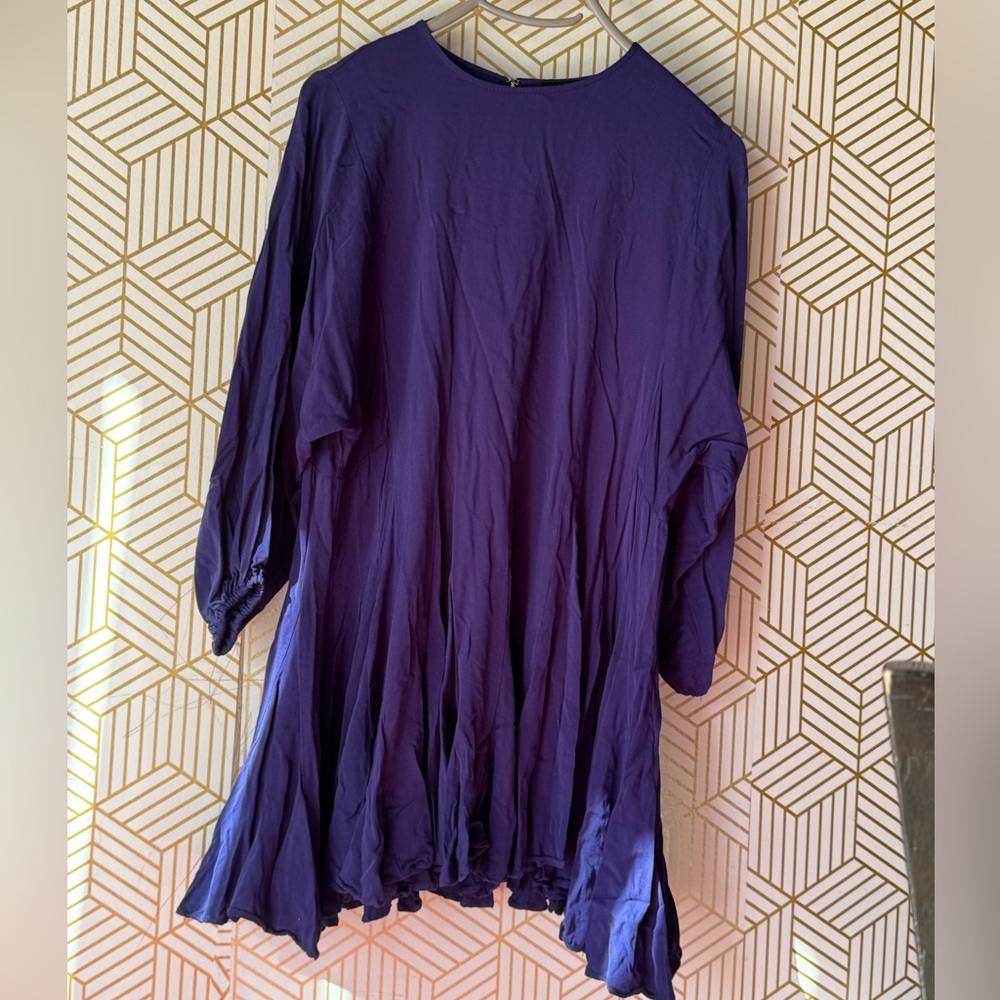 STORIA Dress Ella Purple wide skirt party cocktail dress